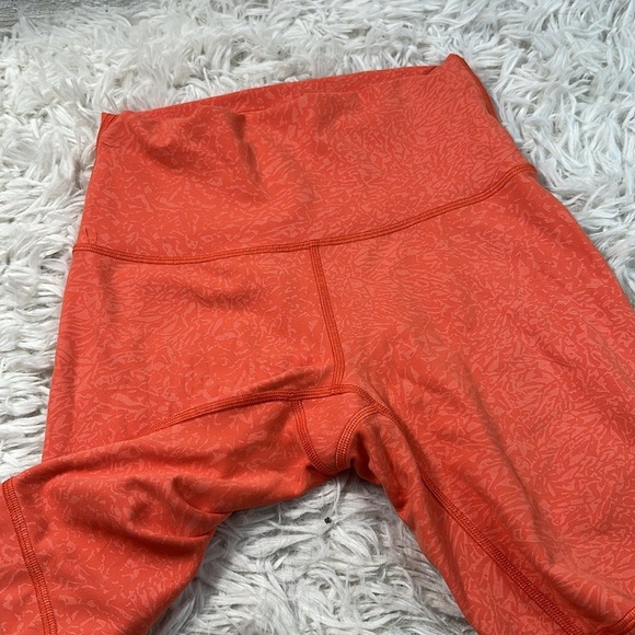 Lululemon Wunder Train High Rise Short 8" Crunch Warm Coral - Picture 2 of 5